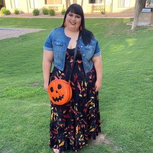 COLLARLESS CROPPED SHORT SLEEVE DENIM JACKET - Size 2X